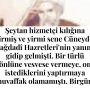 Allah Teala, Hz Adem ile Havva’yı yasak ağaçtan yedikleri için yanından nasıl uzaklaşırdı Çünkü Adem azaba uğrayacağını sanmaktaydı. Başını önüne eğip -‘Af, af!’ dedi. Allah da – 2022-12-09T142448.565