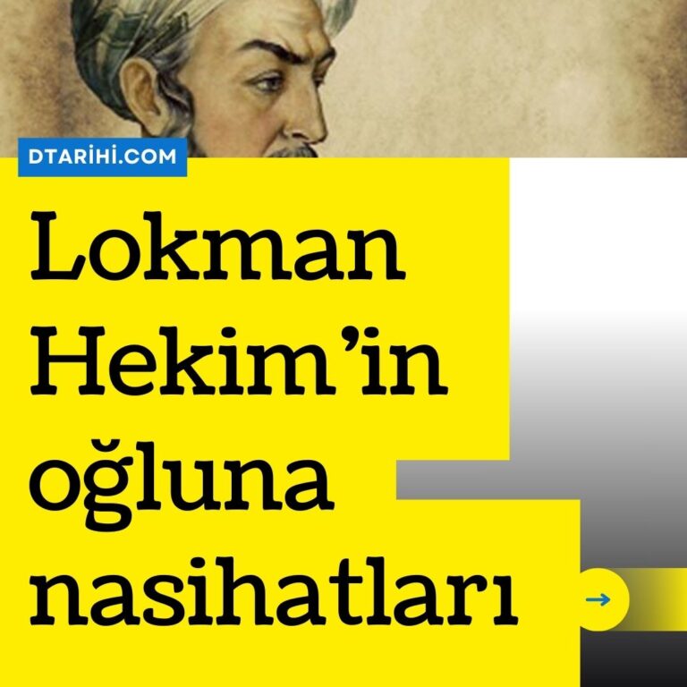 Lokman Hekim’in oğluna nasihatları
