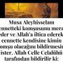 Allah Teala, Hz Adem ile Havva’yı yasak ağaçtan yedikleri için yanından nasıl uzaklaşırdı Çünkü Adem azaba uğrayacağını sanmaktaydı. Başını önüne eğip -‘Af, af!’ dedi. Allah da – 2022-12-16T154839.773