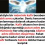 Allah Teala, Hz Adem ile Havva’yı yasak ağaçtan yedikleri için yanından nasıl uzaklaşırdı Çünkü Adem azaba uğrayacağını sanmaktaydı. Başını önüne eğip -‘Af, af!’ dedi. Allah da – 2023-01-19T092708.561