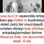 Allah Teala, Hz Adem ile Havva’yı yasak ağaçtan yedikleri için yanından nasıl uzaklaşırdı Çünkü Adem azaba uğrayacağını sanmaktaydı. Başını önüne eğip -‘Af, af!’ dedi. Allah da – 2023-02-05T141058.312