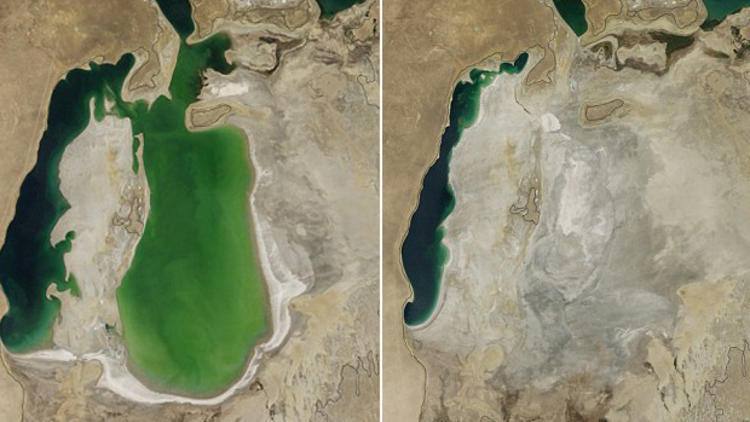 Sovyetler'in Kuruttuğu Göl Aral Gölü!