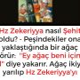 Allah Teala, Hz Adem ile Havva’yı yasak ağaçtan yedikleri için yanından nasıl uzaklaşırdı Çünkü Adem azaba uğrayacağını sanmaktaydı. Başını önüne eğip -‘Af, af!’ dedi. Allah da (69)