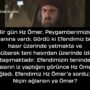 Allah Teala, Hz Adem ile Havva’yı yasak ağaçtan yedikleri için yanından nasıl uzaklaşırdı Çünkü Adem azaba uğrayacağını sanmaktaydı. Başını önüne eğip -‘Af, af!’ dedi. Allah da – 2023-09-28T193536.406