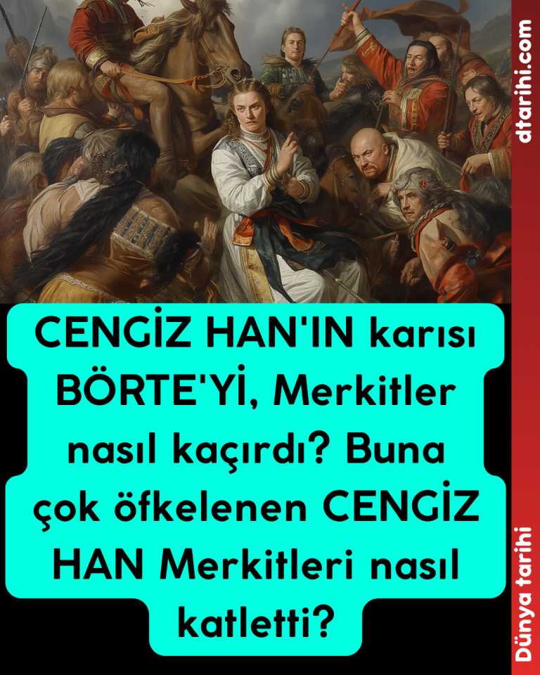 CENGİZ HAN’IN karısı BÖRTE’Yİ, Merkitler nasıl kaçırdı? Buna çok öfkelenen CENGİZ HAN Merkitleri nasıl katletti?