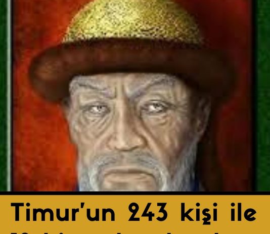 Timur'un 243 kişi ile 12 bin atlı askerden oluşan Karşı Kalesini alması - Tüzükat-ı Timur