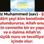 Hz Muhammed (sav) – Şu dört şeyi kim kendinde bulundurursa, Allah onun için cennette bir ev yapar ve o daima Allah’ın büyük nuru ve tecelliyatı içinde olur: