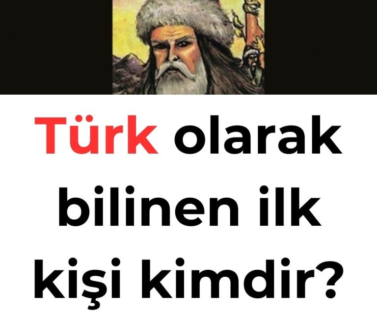 Türk olarak bilinen ilk kişi kimdir?