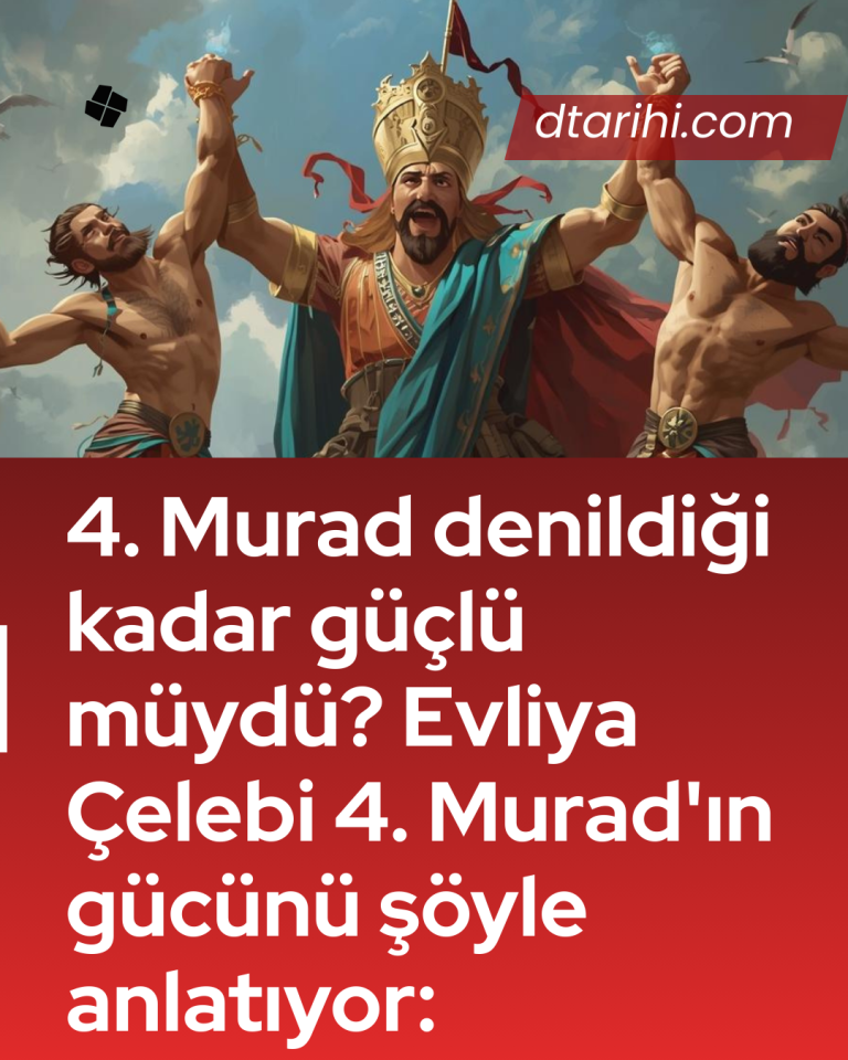 4. Murad denildiği kadar güçlü müydü? Evliya Çelebi 4. Murad’ın gücünü şöyle anlatıyor: