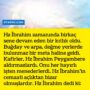 Hz İbrahim zamanında birkaç sene devam eden bir kıtlık oldu. Buğday ve arpa, değme yerlerde bulunmaz bir meta haline geldi. Kafirler, Hz İbrahim Peygambere aldırmazlardı. Onu her hayırlı işten menederlerdi. Hz İbrahim’in cemaati açlıktan bizar olmuşlardır. Hz İbrahim dedi ki: