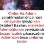 Allah Teala, Hz Adem ile Havva’yı yasak ağaçtan yedikleri için yanından nasıl uzaklaşırdı Çünkü Adem azaba uğrayacağını sanmaktaydı. Başını önüne eğip -‘Af, af!’ dedi. Allah da – 2023-02-14T150621.798