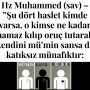 Allah Teala, Hz Adem ile Havva’yı yasak ağaçtan yedikleri için yanından nasıl uzaklaşırdı Çünkü Adem azaba uğrayacağını sanmaktaydı. Başını önüne eğip -‘Af, af!’ dedi. Allah da (68)