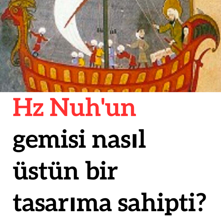 Hz Nuh’un gemisi nasıl üstün bir tasarıma sahipti?