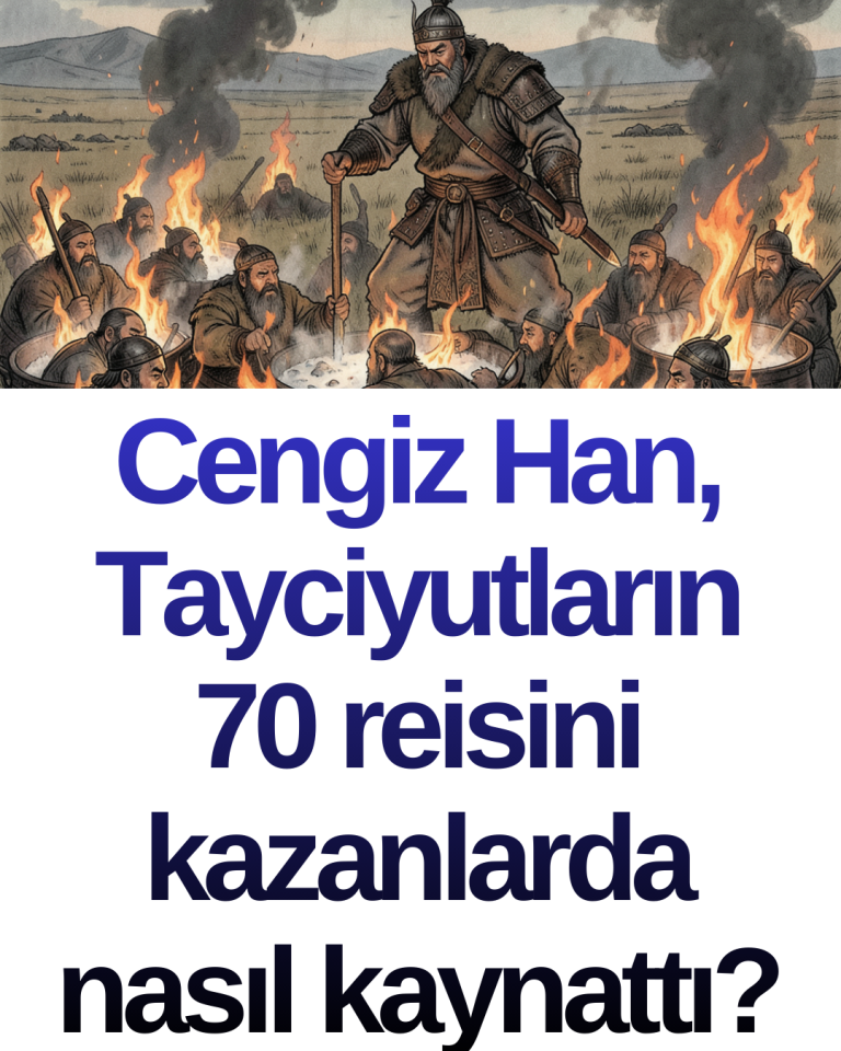 Cengiz Han, Tayciyutların 70 reisini kazanlarda nasıl kaynattı?