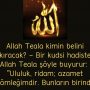 Allah Teala kimin belini kıracak? – Bir kudsi hadiste Allah Teala şöyle buyurur:  ”Ululuk, ridam; azamet gömleğimdir. Bunların birinde
