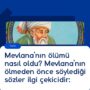 Mevlana’nın ölümü nasıl oldu? Mevlana’nın ölmeden önce söylediği sözler ilgi çekicidir: