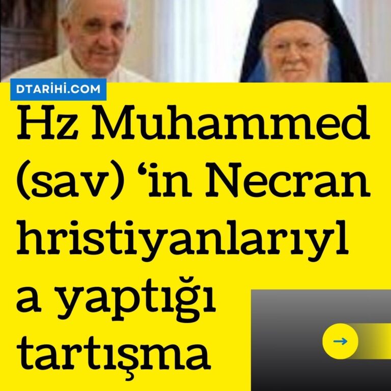 Hz Muhammed (sav) ‘in Necran hristiyanlarıyla yaptığı tartışma -Necran hristiyanlarını temsil eden bir heyet kendisini Medine’de ziyaret etmektedir. Hz İsa’nın Allah’ın oğlu olduğu iddialarını tekrarlayıp, bunu Hz Muhammed (sav)’in de onaylamasını isterler. O ise onları mantık ve sağduyuya davet eder.