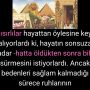 Mısırlılar hayattan öylesine keyif alıyorlardı ki, hayatın sonsuza kadar -hatta öldükten sonra bile- sürmesini istiyorlardı. Ancak bedenleri sağlam kalmadığı sürece ruhlarının