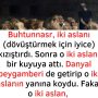 Allah Teala, Hz Adem ile Havva’yı yasak ağaçtan yedikleri için yanından nasıl uzaklaşırdı Çünkü Adem azaba uğrayacağını sanmaktaydı. Başını önüne eğip -‘Af, af!’ dedi. Allah da – 2022-12-26T105221.714