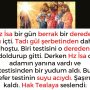 Allah Teala, Hz Adem ile Havva’yı yasak ağaçtan yedikleri için yanından nasıl uzaklaşırdı Çünkü Adem azaba uğrayacağını sanmaktaydı. Başını önüne eğip -‘Af, af!’ dedi. Allah da – 2023-01-31T200835.613