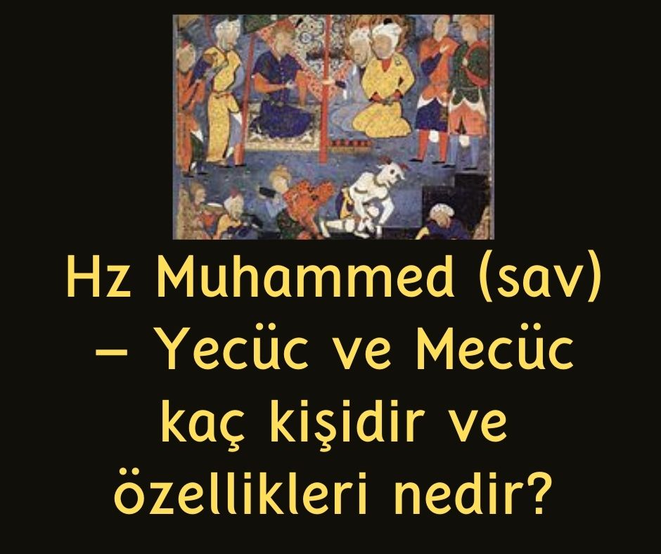 Hz Muhammed (sav) - Yecüc ve Mecüc kaç kişidir ve özellikleri nedir?
