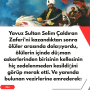 Bir gün Hz Hızır, Kanuni Sultan Süleyman’a uğrar ve O’na şöyle der (32)