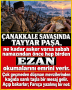 Çanakkale siperlerinde ezan emri