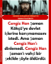 Cengiz Han Şaman Kökçü’ye devlet işlerine karışmamasını istedi. Ama Şaman Cengiz Han’ı dinlemedi. Cengiz Han Şaman’ı vahşi bir şekilde şöyle öldürdü: