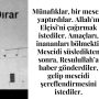 Allah Teala, Hz Adem ile Havva’yı yasak ağaçtan yedikleri için yanından nasıl uzaklaşırdı Çünkü Adem azaba uğrayacağını sanmaktaydı. Başını önüne eğip -‘Af, af!’ dedi. Allah da (40)