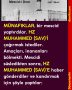 MÜNAFIKLAR, bir mescid yaptırdılar. HZ MUHAMMED (SAV)’İ çağırmak istediler. Amaçları, inananları bölmekti. Mescidi süsledikten sonra, HZ MUHAMMED (SAV)’E haber gönderdiler ve kandırmak için şöyle yaptılar: