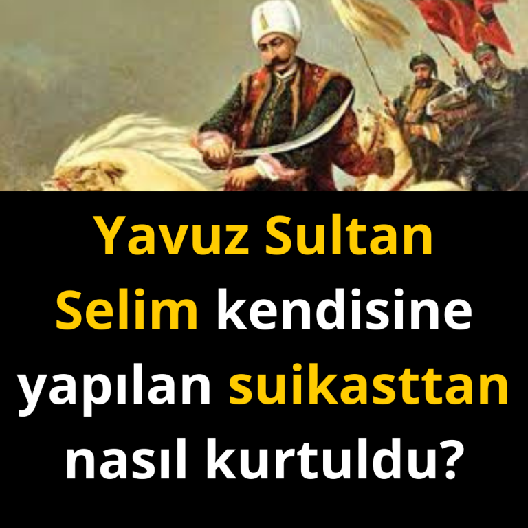 Yavuz Sultan Selim kendisine yapılan suikasttan nasıl kurtuldu?