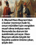 2. Murad Hacı Bayram’dan o kadar memnun kalır ki, onun müridleri için vergiden muaf olma imtiyazı verir. Sonunda bu durum bir suistimale yol açar. Hacı Bayram elinde büyük bir bıçakla çadırın önüne çıkar, şöyle der:
