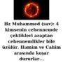 Hz Muhammed (sav): 4 kimsenin cehennemde çektikleri azaptan cehennemlikler bile üzülür. Hamim ve Cahim arasında koşar dururlar…