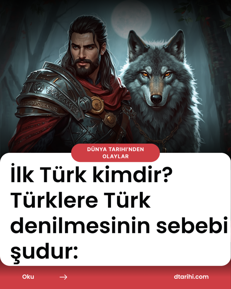 İlk Türk kimdir? Türklere Türk denilmesinin sebebi şudur: