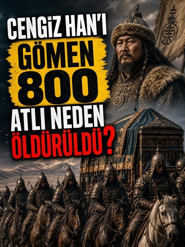 Cengiz Han’ın cenazesini gömen 800 atlı neden öldürüldü?