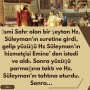 Bir gün Hz Hızır, Kanuni Sultan Süleyman’a uğrar ve O’na şöyle der (20)