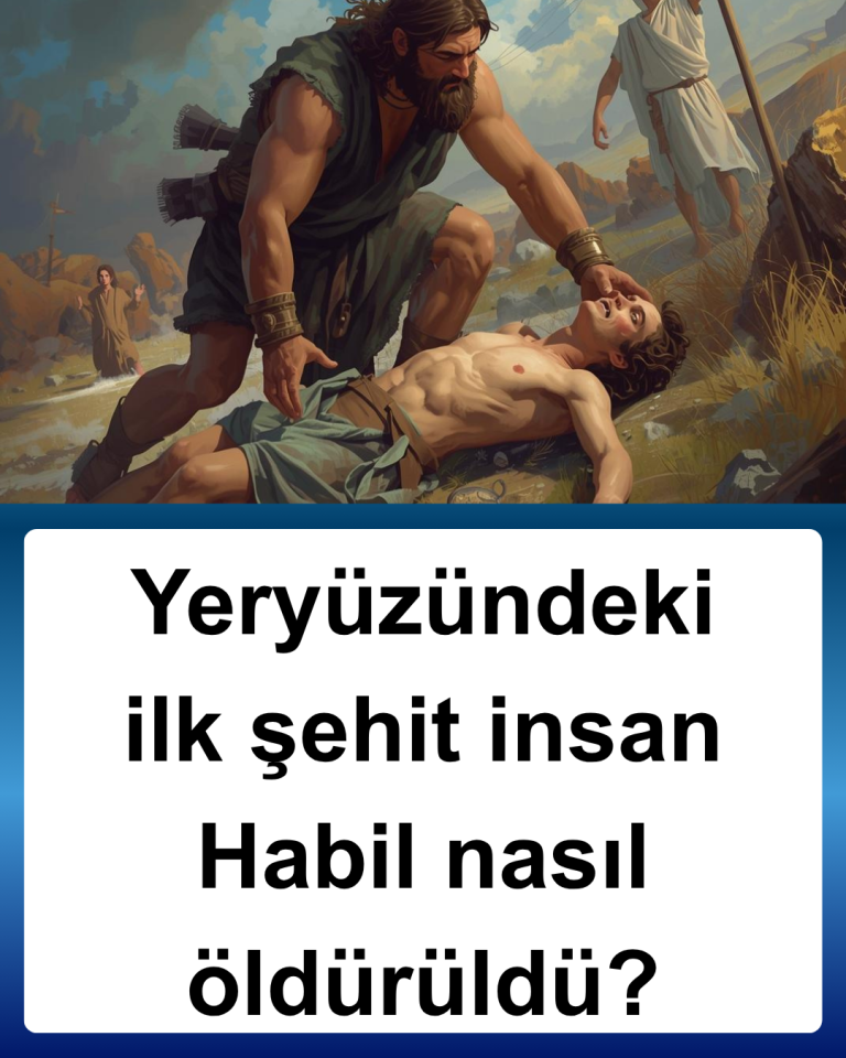 Yeryüzündeki ilk şehit insan Habil nasıl öldürüldü?