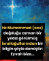 Hz Muhammed (sav) doğduğu zaman bir yıldız görülmüş İsrailoğullarından bir bilgin şöyle demiştir: Eyvah bize…
