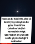 Hassan b. Sabit Hz. der ki: Sekiz yaşındayken bir gün, Yesrib’de (Medine’de) bir Yahudinin köşk üzerinden en yüksek sesle şöyle dediğini nakleder: